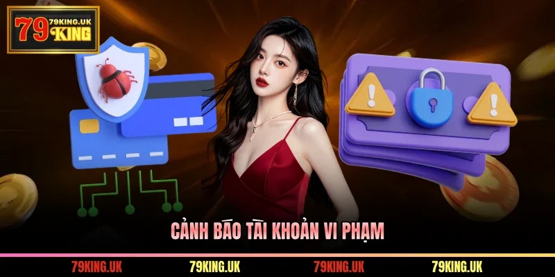 Cảnh báo tài khoản vi phạm