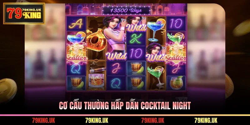 Cơ cấu thưởng hấp dẫn Cocktail Night